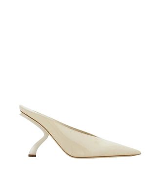 Ferragamo White Pointed-toe Mules