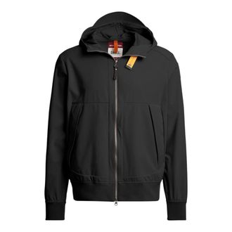 Parajumpers Light Jackets, male, Black, Size: S Abner 3-Lagen Softshell Blouson