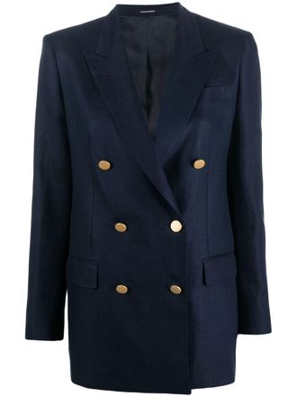 Tagliatore Colbert met dubbele rij knopen - Blauw