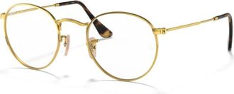 Ray-Ban Ronde Metalen Brillen - unisex - Brillen - Geel - 50 MM - Accessoires