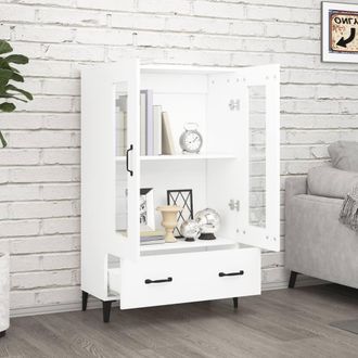 Berkfield Home Highboard White 70x31x115 cm Engineered Wood | Size: 70 x 31 x 115 cm