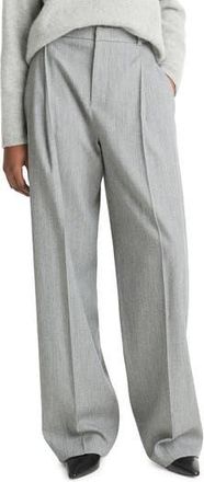 Vince Wool Blend Pants in Dark Stone Grey at Nordstrom Rack, Size 14