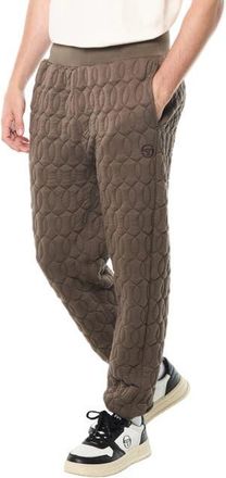 Sergio Tacchini Aversa Quilted Sweatpant in Morel at Nordstrom, Size Xxx-Large
