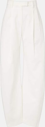 Brunello Cucinelli Pantaloni in cotone a gamba larga