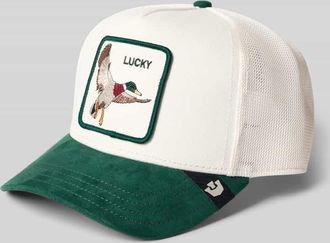 Goorin Brothers Trucker Cap mit Motiv-Patch Modell Suede Duck in Gruen, Gr&ouml;&szlig;e 1