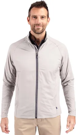 Cutter & Buck Adapt Eco Knit Hybrid Recycled Mens Full Zip Jacket