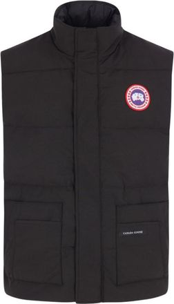 Canada Goose Black Logo Sleeveless Jacket