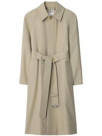 Burberry Katoenen trenchcoat - Bruin