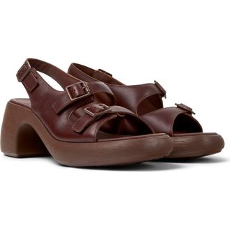 Camper Thelma Slingback Sandal in Medium Brown at Nordstrom, Size 40