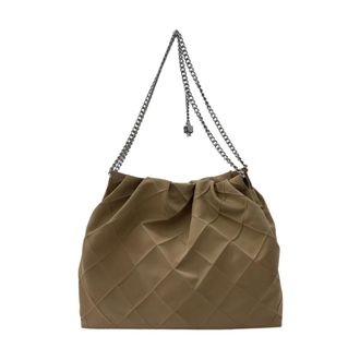 Tory Burch Fleming Nylon Hobo - female - Tory Burch - Shoulder Bags - Green - ONE SIZE - Bags