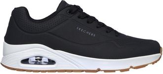 Skechers Mens Uno Stand On Air Trainer - Black Pu - Size UK 10