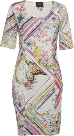 Cavalli Abito a fiori - Rosa