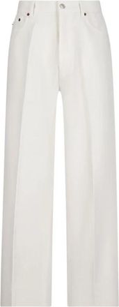 Celine Boyfriend Jeans 001 - Heren - Wijde Broeken - Wit - W34 - Katoen - Broeken