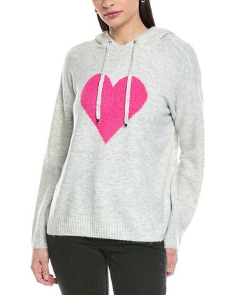Vince Camuto Heart Motif Hoodie