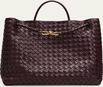 Bottega Veneta Andiamo Large Leather Tote Bag
