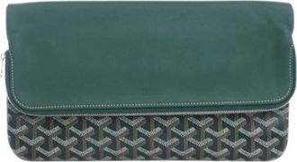 Goyard Pre-owned Clutches, female, Green, Size: ONE SIZE Pre-owned The Sainte Marie Clutch