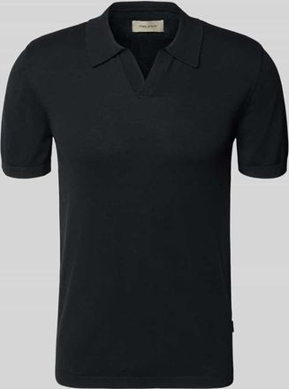 Blend Regular Fit Poloshirt in Strick-Optik Modell Bray in Black, Gr&ouml;&szlig;e 3XL