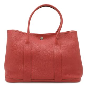 Herm&egrave;s Garden Rose Azalee Negonda Leather Handbag Tote Bag (Pre-Owned)