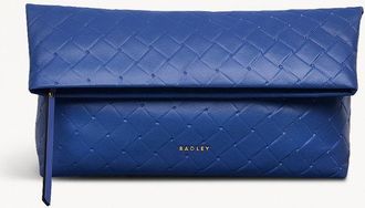 Radley London Yves Blue Medium Flapover Clutch Bag Weaver Lane SS25 Radley London