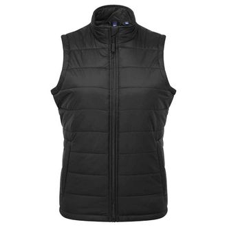 Premier Dames/Dames Recyclight Gewatteerd Gilet (Zwart)