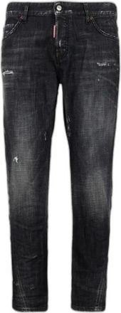 Dsquared2 Jeans, Heren, Zwart, M, Katoen, Slim Twist Jean