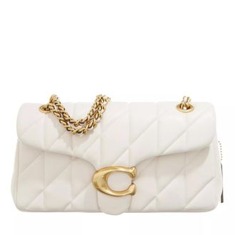 Coach Schultertasche - Quilted Tabby Shoulder Bag 26 With Chain - Gr. unisize - in Creme - für Damen