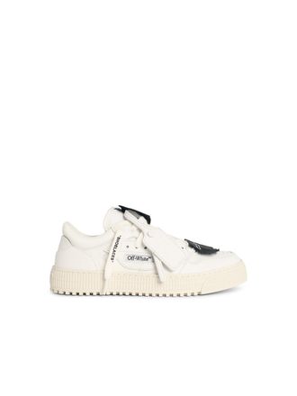 Off-white Off-White-Sneaker 3.0 Court Low Top aus wei&szlig;er Lear-Mischung