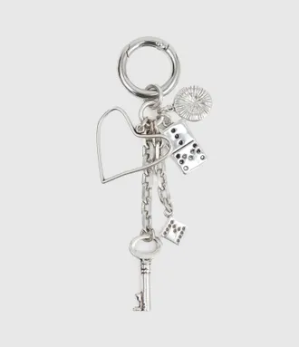 Isabel Marant Porte Cles Heart Kr Silver, D&eacute;fil&eacute;