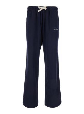 Palm Angels Dark Blue Flared Trousers