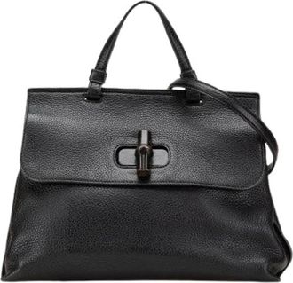 Gucci Pre-owned Handbags, female, Black, Size: ONE SIZE Pre-owned The Daily Satchel