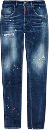 Dsquared2 24/7 Jeans - Dames - Slim Fit Jeans - Blauw - 3XS - Denim - Jeans