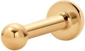 Made by Mary 14k Bead Stud Earring in 14K Solid Gold - Single at Nordstrom