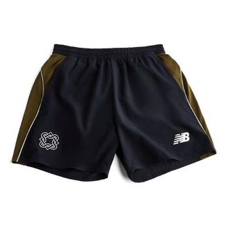 New Balance Hombre NB x Lack of Guidance Short en Negro, Poli&eacute;ster, Talla L