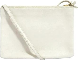 Celine Pre-owned Vintage Shoulder Bag - Dames - Vintage Schoudertas - Wit - ONE Size - Leer - Vintage