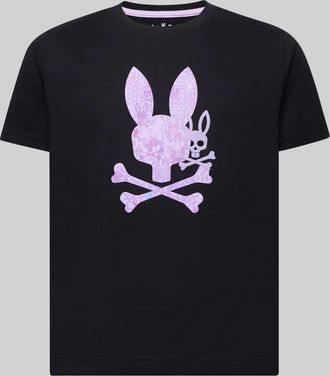 Psycho Bunny Kids Van Graphic Tee 001 BLACK / M/10-12