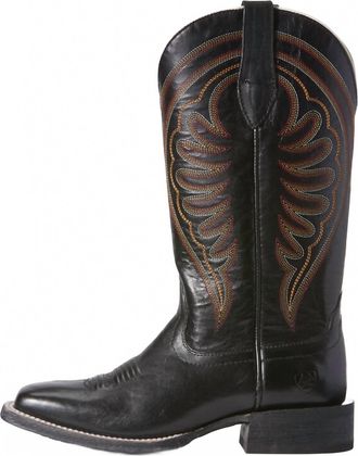Ariat Womens Circuit Shiloh Western Square Boot In Pecan Black