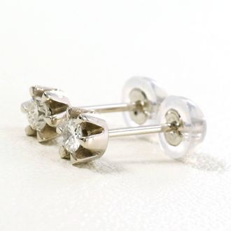 C&A Unbranded Platinum 900 Stud Earrings (Pre-Owned)