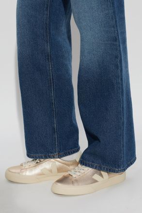 Veja CAPMPO LEATHER Sports Shoes, Womens, Gold