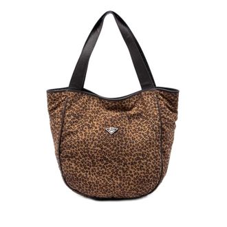 Bottega Veneta Pre-owned Bottega Veneta Nylon Leopard Print Tote Ladies H37CQC3Z8ILH99PE