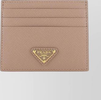 Prada leather card holder