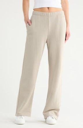 Rag & Bone Terry Wide Leg Sweatpants in Fossil at Nordstrom Rack, Size Large