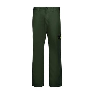 Stone Island Heren, Broeken, Groen, Maat: W34 Katoen