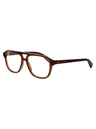 Bottega Veneta BV1294O Brown Acetate Eyeglasses - Brown