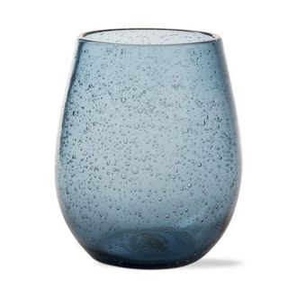 Tag Bubble Glass Stemless Wine Glass for Parents Gift in Blue at Nordstrom
