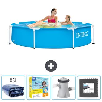 Intex Piscina Con Estructura Redonda - 244x51 Cm - 7-piezas Scb10