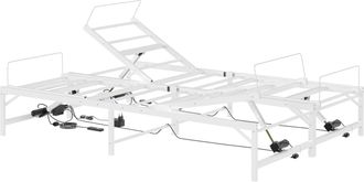 vidaXL Estructura De Cama Ajustable El&eacute;ctrica Blanco 120 X 190 Cm Vidaxl