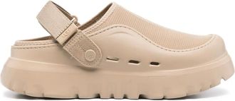 UGG PeakMod mules - men - Polyurethane/Fabric/Fabric/Rubber/Calf Leather - 8 - Neutrals