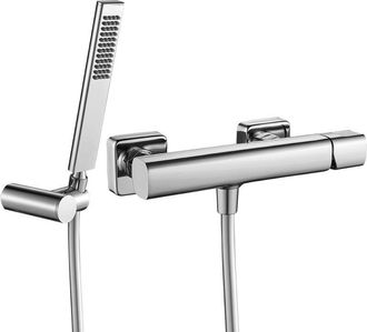 OEM Grifo De Ducha De Pared Cromado Laveo Tores Con Juego De Ducha