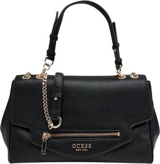 Guess Dames, Tassen, Zwart, Maat: ONE Size Leer