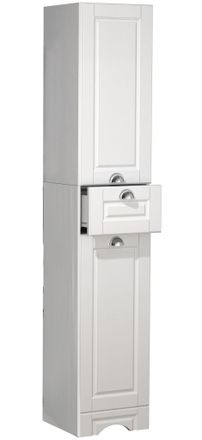 ebuy24 Gabinete De Ba&ntilde;o De Madera Vcm Muebles De Ba&ntilde;o Gabinete De Ba&ntilde;o Ba&ntilde;o Gabinete Alto De Casa De Campo Dimensiones Aprox. Al. 180 X An. 35 X P. 32 Cm - C